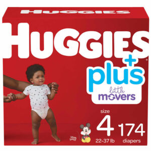 Huggies Plus Diapers Sizes 3 – 7